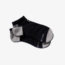 Load image into Gallery viewer, women's Black FIGS 100% Awesome - Ankle Socks