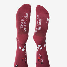 Load image into Gallery viewer, women's Burgundy Ion - Compression Socks
