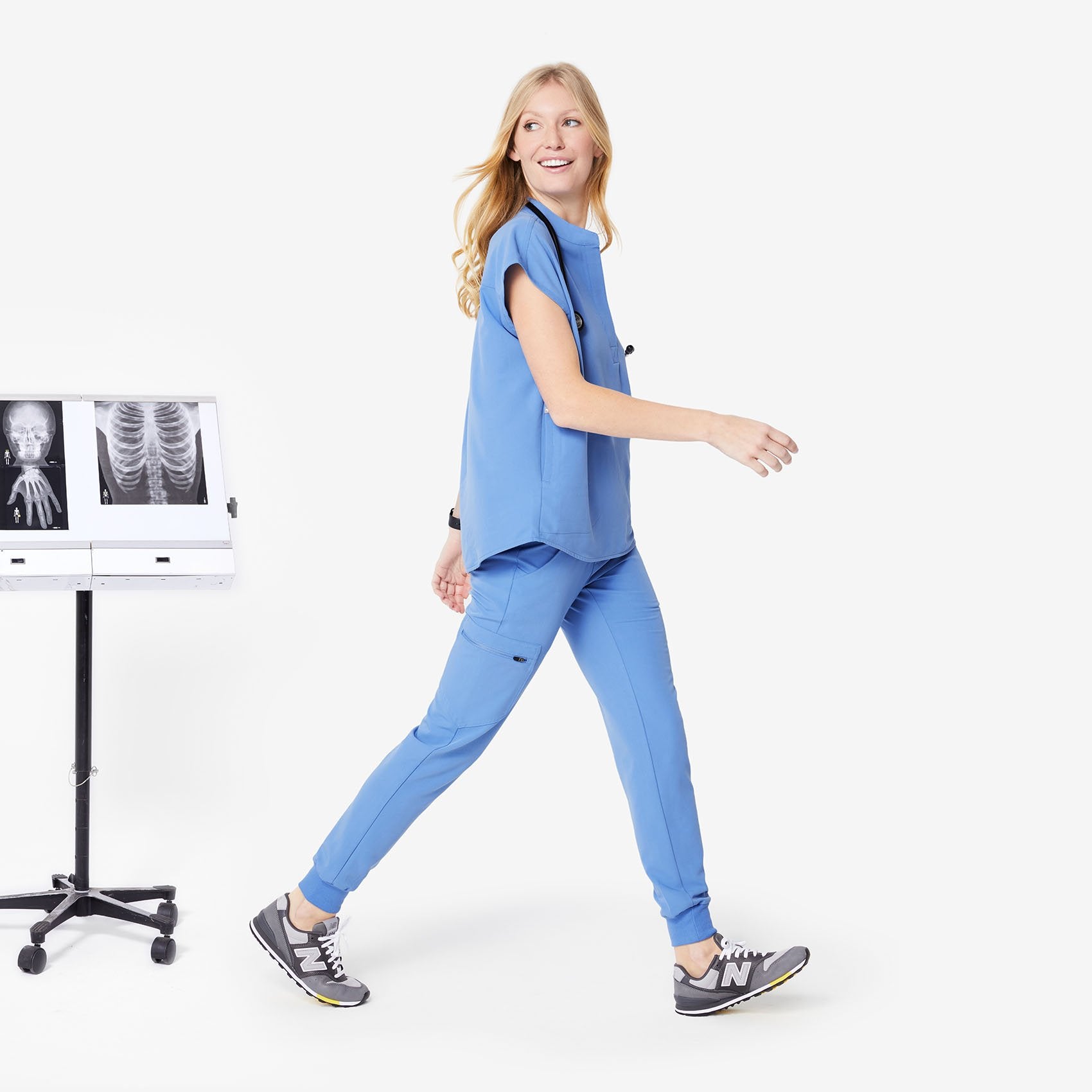 women's Ceil Blue Zamora - Tall Jogger Scrub Pants – pelacasewd.com